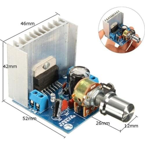 TDA7297 Version B Amplifier Board DC 9-15V 15W*2 Digital Audio Power Amplifier Module Stereo Dual Channel 15W+15W Amplificador
