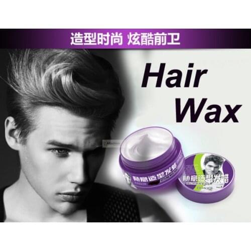1pc 100 gram long lasting hair wax professional men styling tools portable casual pomade fluffy clay modeling stereotypes