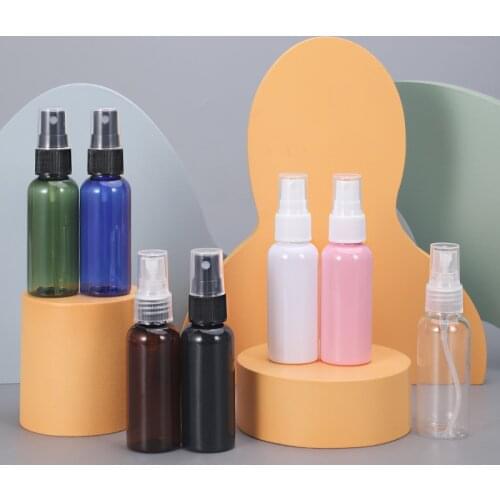 Portable Empty Spray plastic Bottles Atomizer Spray Refillable Bottle liquid Disinfectant Container Eco-friendly 30/50/100ml