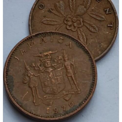 21MM Jamaica ,100% Real Genuine Comemorative Coin,Original Collection