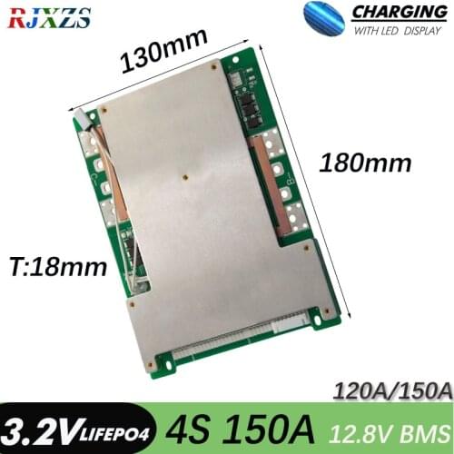 4S 150A BMS 12V New LiFePO4 120A/150Aa Large High Current PCM For Electric Bike Car Vehicle