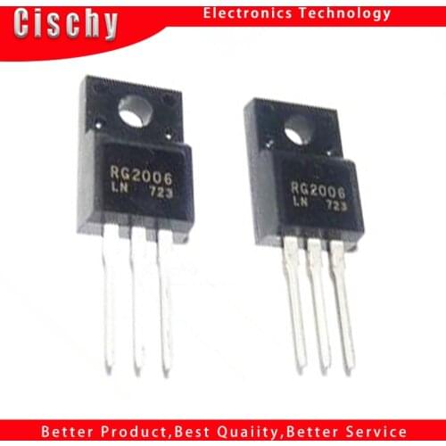 5pcs/lot RG2006 RG2006N TO-220F 20A 600V fast recovery Plasma tube