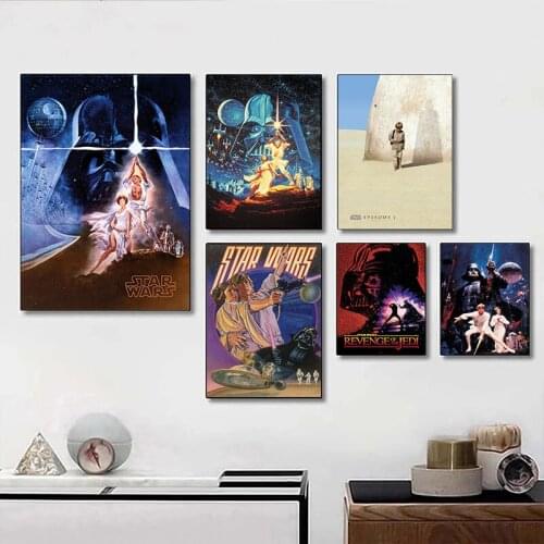 5D DIY Diamond Painting A New Hope Retro Disney Star Wars Character Cross Stitch Full Drill Embroidery Room Wall Decor Craft