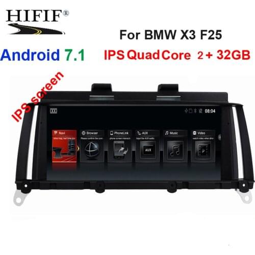 Free Shipping Android 7.1 4 Core IPS 10.25" Screen Car Auto Radio Multimedia For BMW Series 5 F10 F11 GPS Navigation