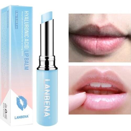 Hyaluronic Acid Chameleon Lip Balm Long Lasting Moisturizing Improve Dry Crack Lip Gloss Remove Nourishes Cells Fade Lip Lines