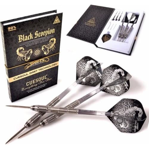 CUESOUL Gift Black Scorpion Golden 22g/24g/26g Tungsten Steel Tip Dart