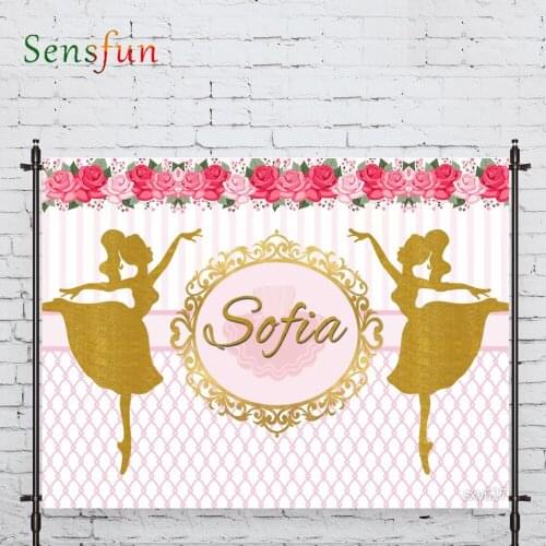 LEVOO Photographic Background Lace Frame Ballet Birthday Party Backdrop Photo Shoot Photocall Photobooth Prop Custom
