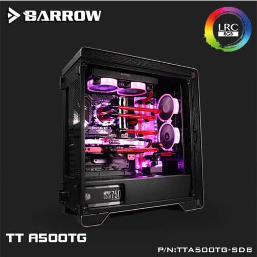 Barrow water cooling kits TTA500TG-SDB,Waterway Board For TT A500TG Case,For Intel CPU Water Block & Single/Double GPU Building