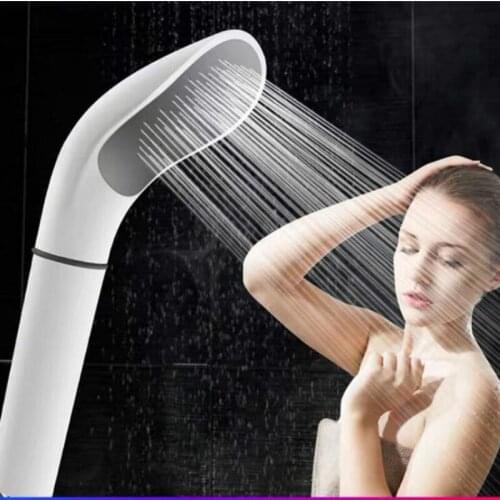 Japanese Pressurized Shower Detachable Anti-blocking Hand-held Shower Head Bath Water Heater Curved Design Shower Head H8040