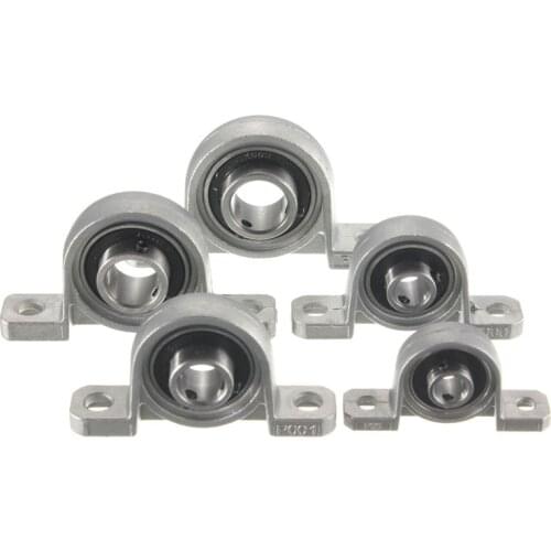 Bore Ball Bearing 8/10/12/15/17mm Pillow Block Mounted Support Caliber Zinc Alloy Mounted Kp08 KP002 KP003 KP001 KP000 Bearing