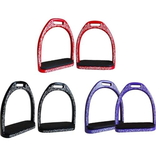 Horse Safety Stirrups English Saddle Stirrups Wide Track Stirrups for Racing