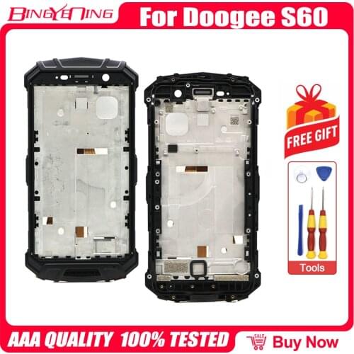 BingYeNing High-quality New Original For Doogee S60 Front Frame Cover Case Assembly Replacement