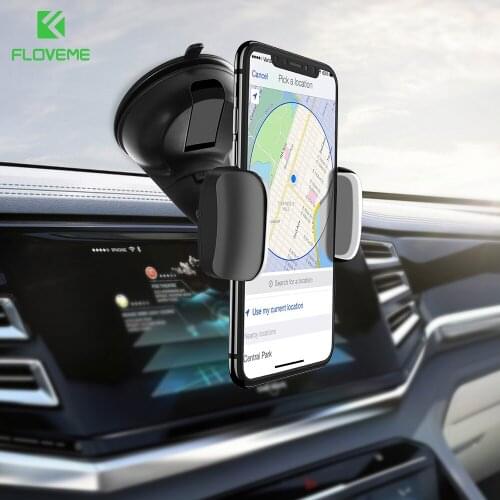 High Quality Car Phone Holder 360 Degrees Universal Smartphone Car Mount Holder Adjustable Phone Mounting Suction Cup Holder