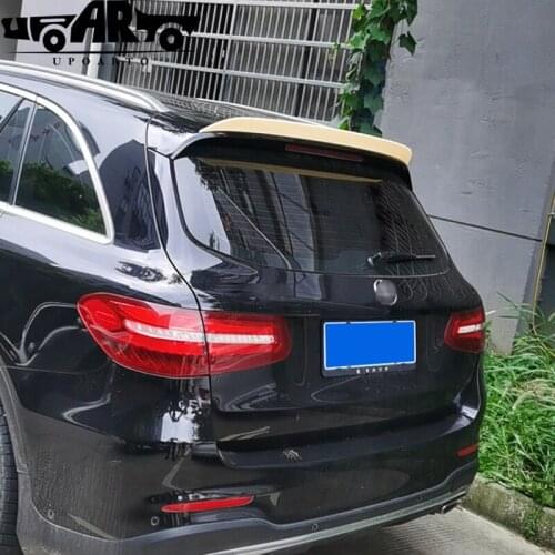 For Benz GLC300 W253 2015+ high quality ABS Plastic Unpainted Color Rear Spoiler Wing Trunk Lid Cover Car Styling
