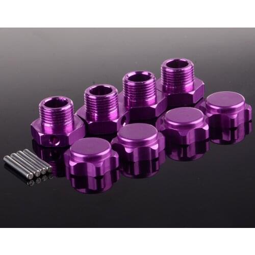 4pcs 17mm Wheel Rim Hex Mount Hub Cover &Pin 81011 81212 For HSP RC 1/8 Model Car