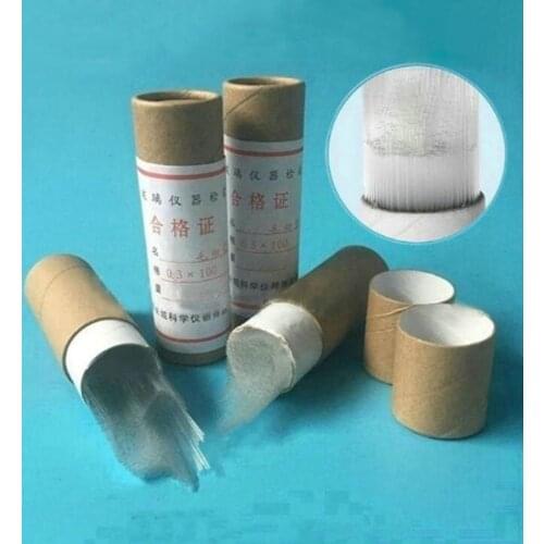 500pcs/box 80mm to 200mm Glass Melting Point Capillary Tube 0.9-1.1mm Both Open Ends