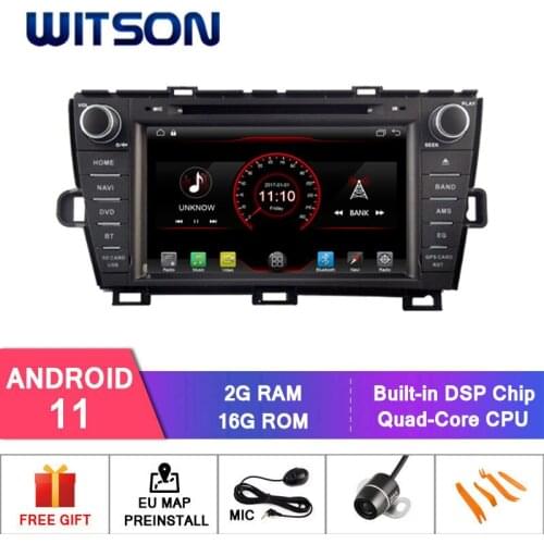 WITSON Android 10. CAR DVD SYSTEM for TOYOTA PRIUS (Left Driver Version) car dvd player link/DAB/OBD/TPMS/DVR/Wifi/3G/4G support
