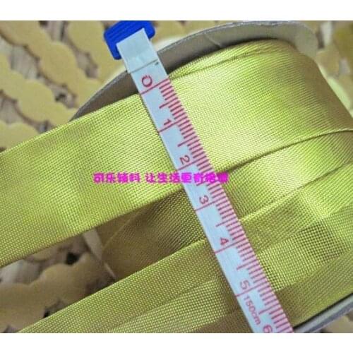 Free shipment--Polyester Bias Tape,bias binding tape size: 25mm ,width 1",2.5cm, DIY COSPLAY metallic golden color, sewing