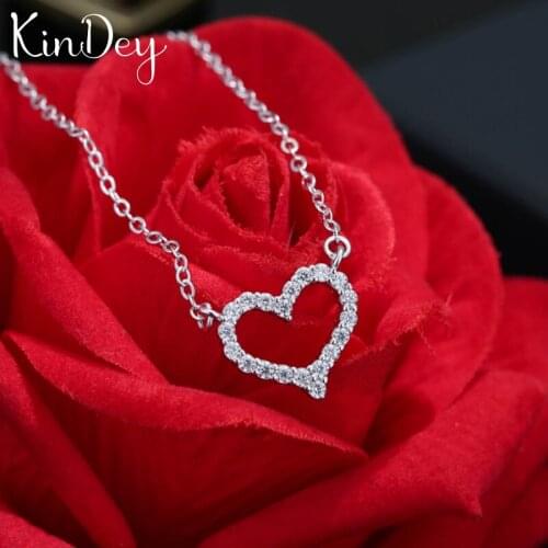 Kindey Bohemian Vintage Silver Color Heart Necklaces For Women Charm Choker Necklace Boho Jewelry