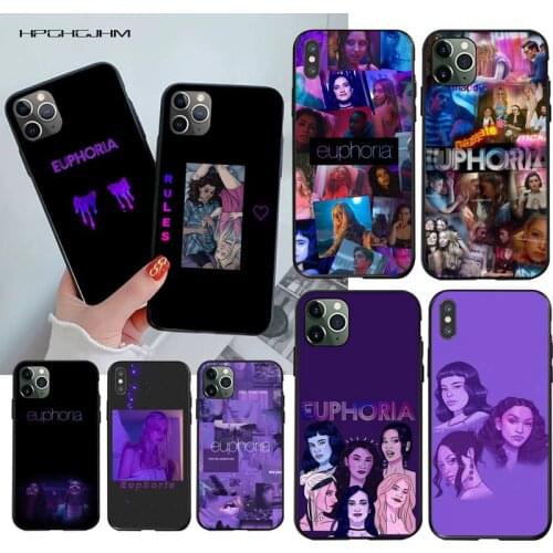 American TV Series Euphoria Phone Case For iphone 12 11 Pro Max Mini XS Max 8 7 6 6S Plus X 5S SE 2020 XR Cover