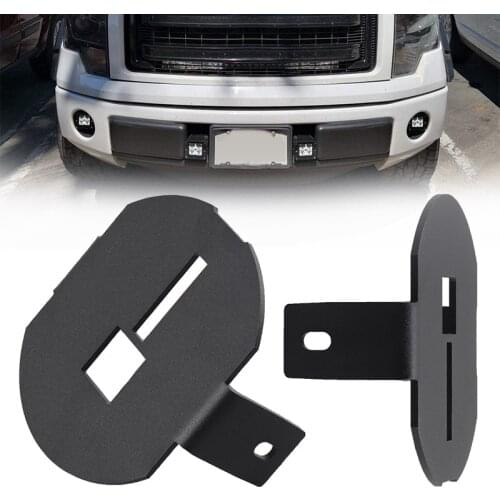 For Ford F150 2006-2014 car hidden bumper led work light fog lamp mount bracket holder daytime running light brackets