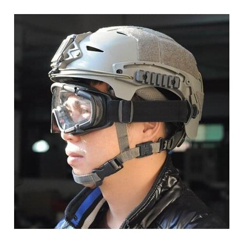 FMA Ballistic-Goggle Outdoor sports game war games professional protection Tactical Wind Goggle Helmet Lens Pilot glasses BLACK