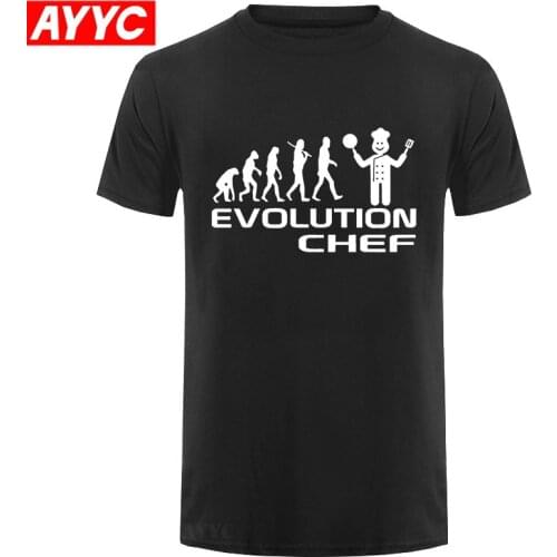 Evolution Of A Chef Cooking Mens Funny T Shirts Men O Neck Cotton Novelty Short Sleeve Top Tee Camisetas Hombre