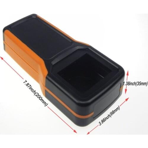 2pcs/lot diy box enclosure Plastic handheld enclosure project box instrument case handheld electronic enclosure 200*98*35mm