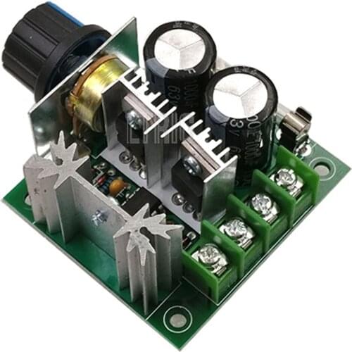 LTRIG customized 1Pcs DC 12V-40V 10A PWM DC speed control switch control module dimmer 13khz frequency plastic and metal DIY
