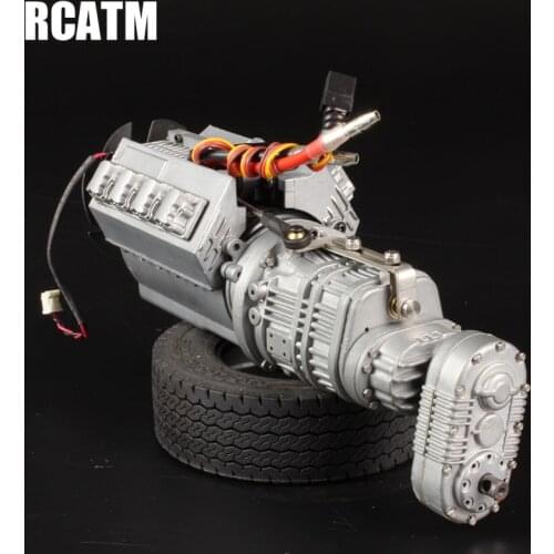 Metal High Quality 3 Gears Gearbox For 1/14 Tamiya RC Truck Tipper Trailer car SCANIA VOLVO ACTROS MAN