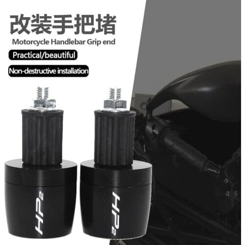 Motorcycle Accessory CNC Aluminum 7/8'' 22MM Handlebar Grips Handle Bar Cap For BMW HP2 ENDURO MEGAMOTO 2007-2010 2009
