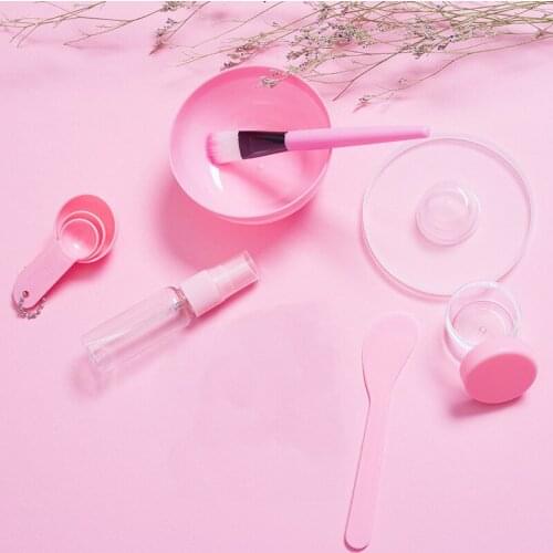 DIY Face Mask Mixing Bowl Set Mask Brush Mixing Stick Beauty Tool Stick Spray Bottle Measuring Spoon Facial Skin Care Mask Tools