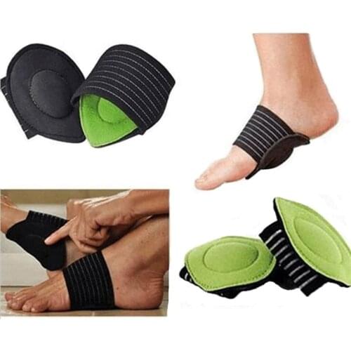 1 Pair Run-up Pad Absorb Shock Non-Slip Sole Foot Arch Support Plantar Fasciitis Heel Pain Aid Fitness Protective Pad