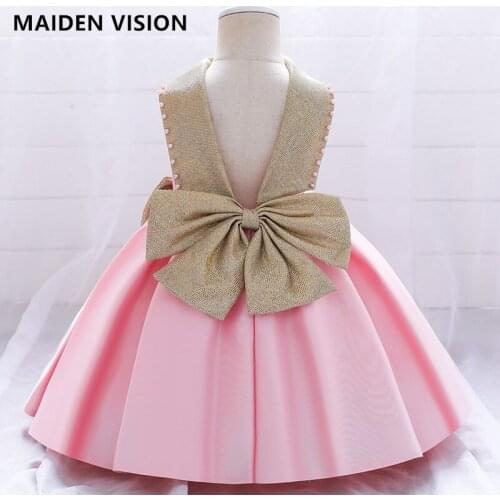 Newborn Bow tutu Pretty Flower Girl Dresses With sleeveless Summer Baby Princess Dress Boutique Childrens clothing kids Wear