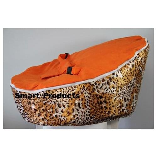 Orange baby bean bag/ baby bed bag/ baby sleeping bag - promotion price children safe harness bean bag chairs