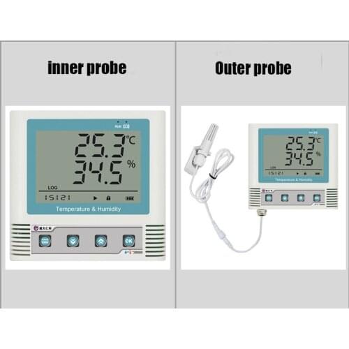 Temperature and humidity loggers GPS Sensors High-precision industrial pharmacy greenhouse sensor temperature and humidity meter