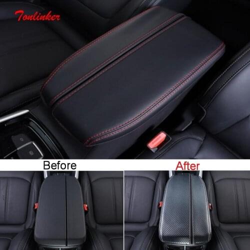 Tonlinker Car Styling PU Leather three style Seat back anti-kick protection pad Cover Case Sticker for KIA KX5 2016 1-3pcs