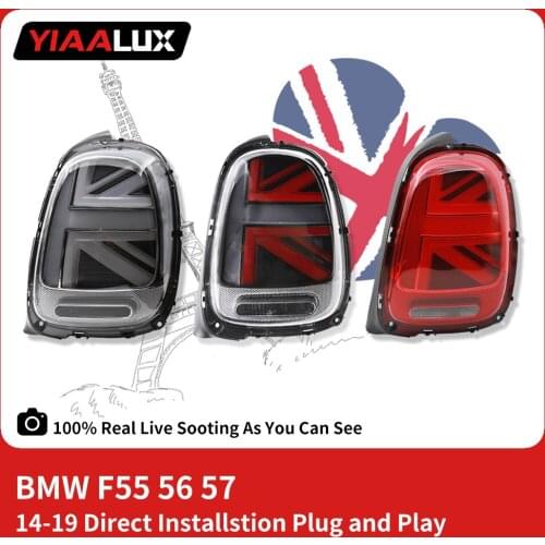U YIAALUX Car Styling for BMW MINI F55 F56 F57 Tail Lights 2013-now for MINI Rear Light DRL+Turn Signal+Brake+Reverse LED lights