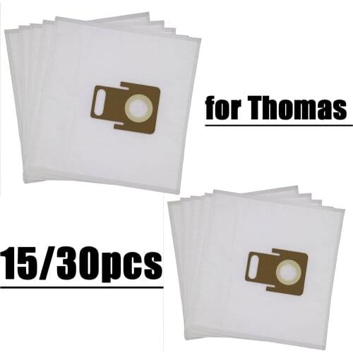 15pcs bags suitable for Thomas Anti Allergy Aqua THOMAS PET & FAMILY Aqua Thomas Pantner SKY XT TWIN XT Vacuum cleaner bag