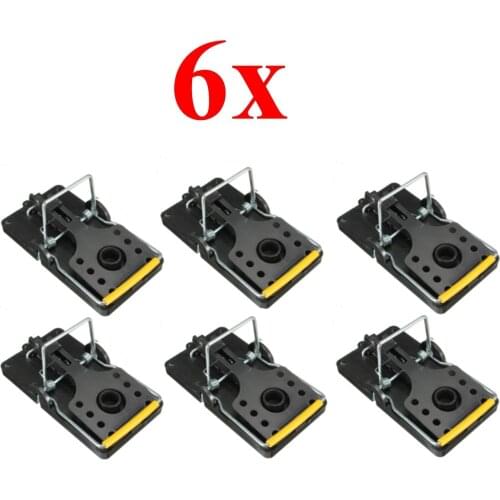 4pc Reusable Rat Catching Mice Mouse Traps Mousetrap Bait Snap Spring Rodent Catcher