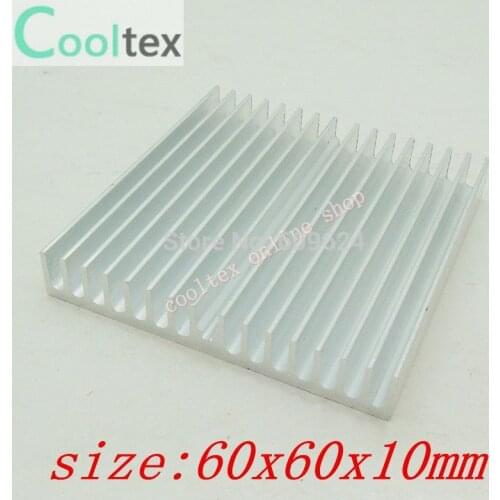 60x60x10mm Aluminum HeatSink for Chip CPU GPU VGA RAM IC LED heat sink radiator COOLER cooling