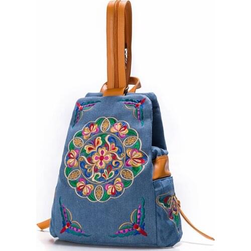 BAONEWNEW Women's Denim Backpacks