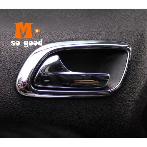 For dodge journey fiat freemont 2013 2014 2015 2016 ABS Car Armrest Inner Door Handle Bowl Cover Trim interior accessories