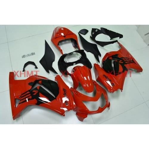 For Ninja 250R 2008 - 2014 Full Body Kits EX250 2013 Motorcycle Fairing EX250 2014 Red Black Skull Fairing