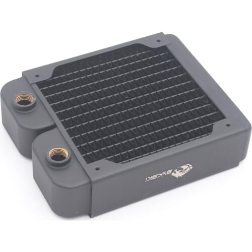 Bykski B-RD120-Tk 120mm Double Row Liquid Cooling Copper Thick Radiator 38mm