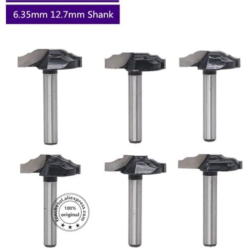 1/4''&1/2" Shank-1PCS,cnc solid tungsten carbide woodworking router bit,trimmer wood milling cutter,Cabinet lace door knife