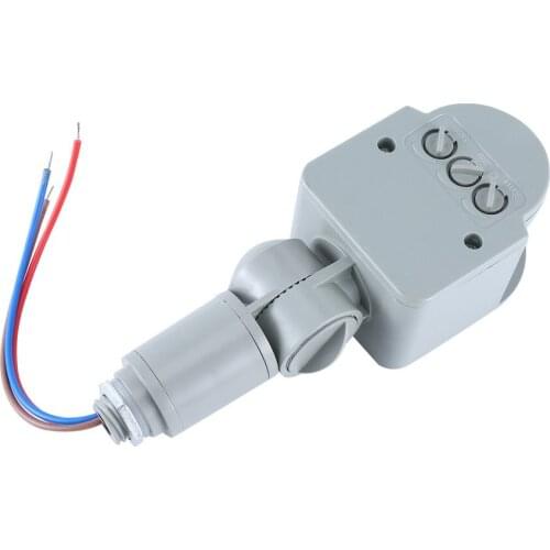 Infrared PIR Motion Sensor Switch Motion Sensor Light Switch with LED Light Automatic Outdoor AC 220V DC 12V Infrared Detector