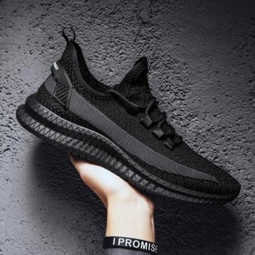 2020 Fashion Outdoor Men White Sneakers High Quality Brand Casual Breathable Shoes Mesh Soft Jogging Tennis Mens Shoes Summer