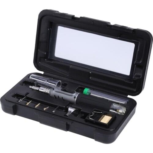 5PCS/LOT HS-1115K Soldering Iron Professional 10 in 1 Soldering Iron Set Butane Gas Soldering Iron Set 26ml Welding Equipment