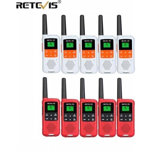 Retevis RT649B Walkie Talkie 10 pcs PMR446 FRS Walkie-talkie 1.8km for Motorola Two-way radio for Hunting Fishing USB Charge VOX